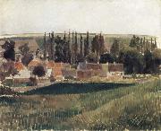 Camille Pissarro Landscape at Osny France oil painting artist